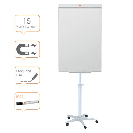 Nobo Impression Pro Flipover mobil med magnetrisk, lakeret stål whiteboardtavle