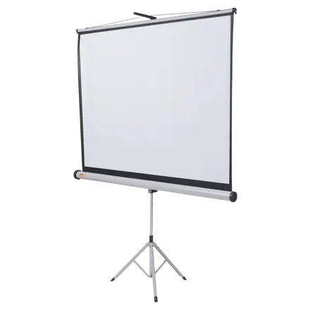 Écran de projection Nobo à trépied, 1 500 x 1 138 mm