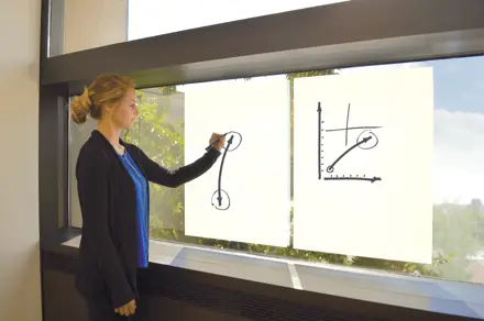 Nobo Instant Whiteboard White Gridded Dry Erase Sheets 600x800mm