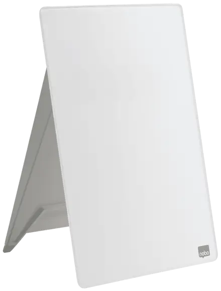 Nobo Glas Desktop-Notizboard mit trocken abwischbarer Glasoberfläche A4