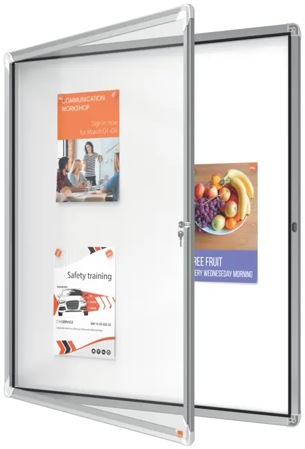 Vitrine d'affichage d'extérieur magnétique Nobo Premium Plus 12xA4