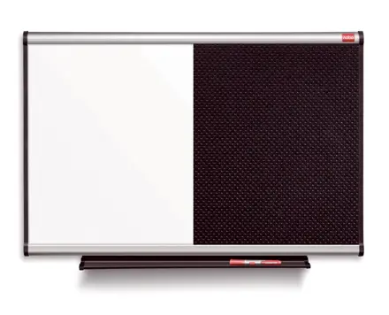 Nobo Prestige Combi Foam/Steel Noticeboard 1200x900mm