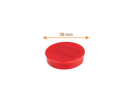 Nobo Magnete, 38 mm, 4 Stück, Blisterverpackung