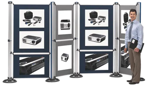 Panel Display System Modular Display System - Small Panel (A1) Felt | NOBO