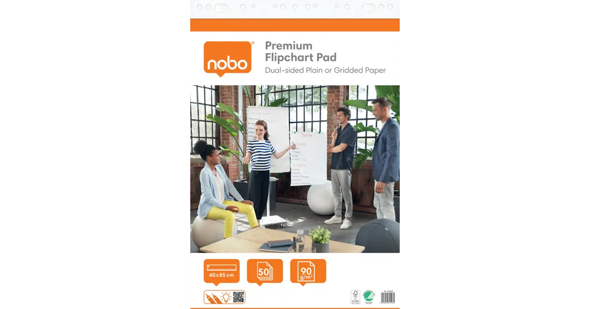 Koop uw Flipover Nobo premium 60x85cm dubbelzijd | Roodbeen
