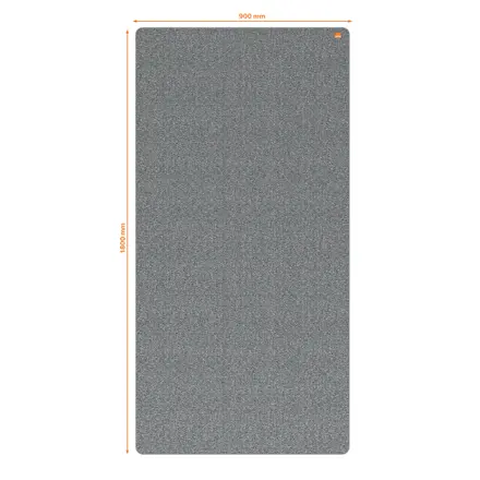 Nobo Move & Meet System Abnehmbare & tragbare Whiteboard- / Notiztafel 90 x 180 cm - grauer Rahmen