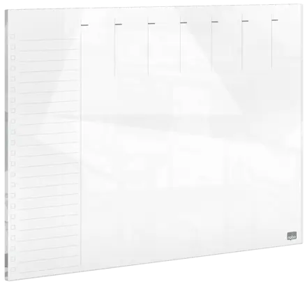 Nobo Glas Wochenplaner 56 x 43 cm