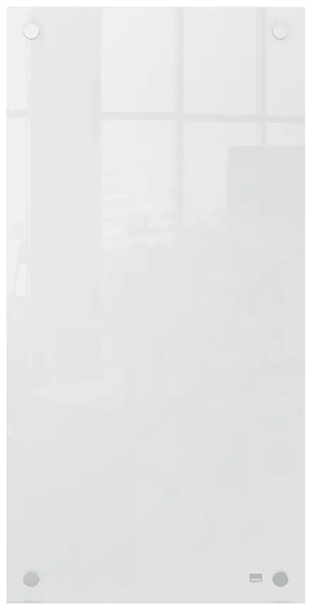 Nobo Schmales Glas Whiteboard 30 x 60 cm
