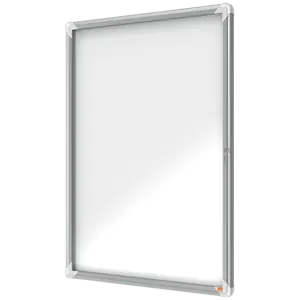 Nobo Premium Plus magnetisk låsbart opslagsskab med hængslet låge 9xA4