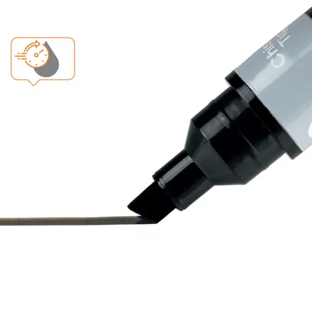 Nobo Liquid Ink Whiteboard Pens Chisel Tip 10 Pack
