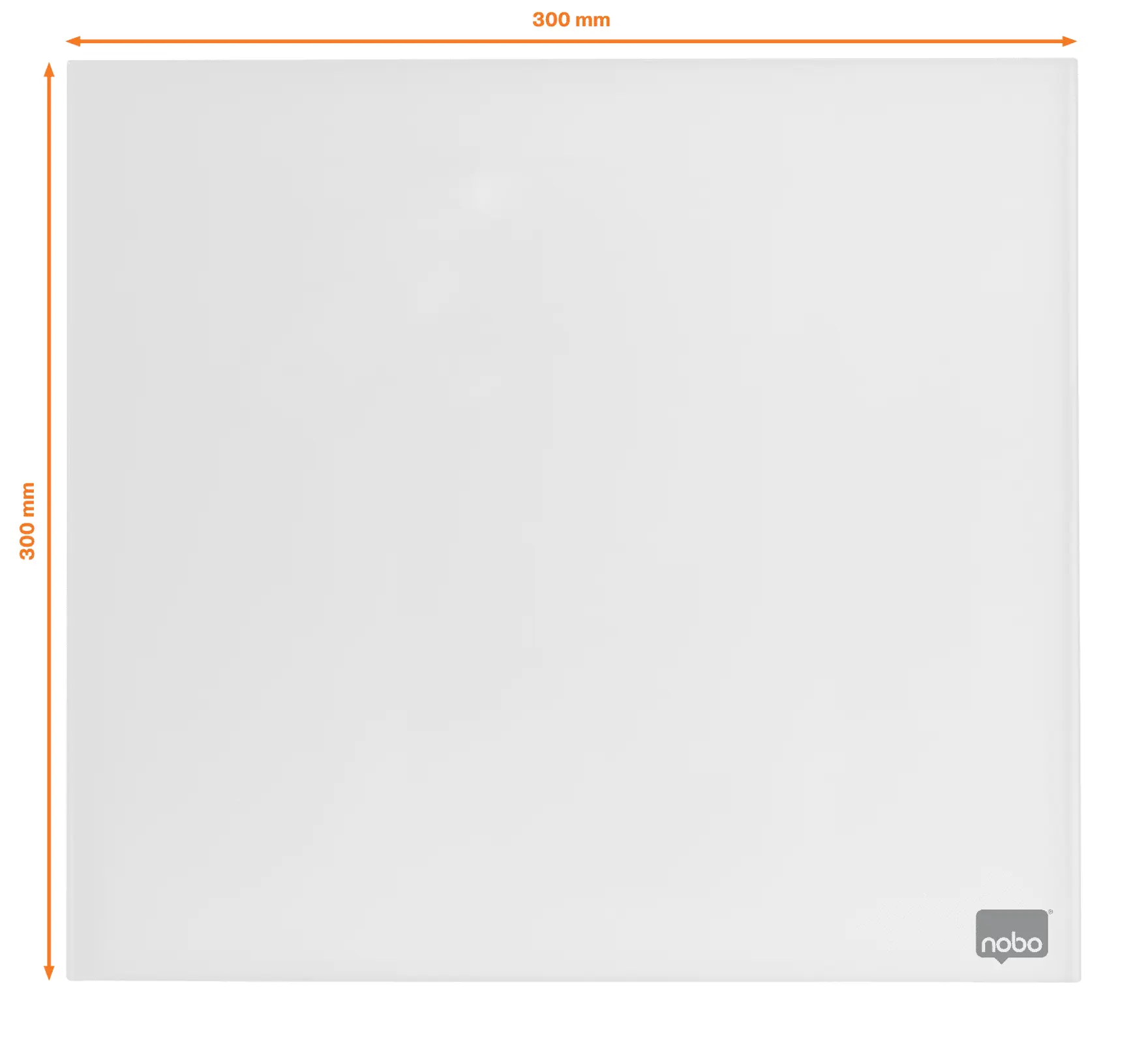 Nobo Small Glass Whiteboard Tile 300x300mm Whiteboards NOBO