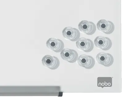 Aimants pour tableaux blancs Nobo Verre Extra Puissants 10 paquets de 32 mm