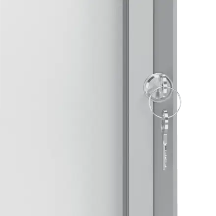 Nobo Premium Plus Outdoor Magnetic Lockable Notice Board 6xA4
