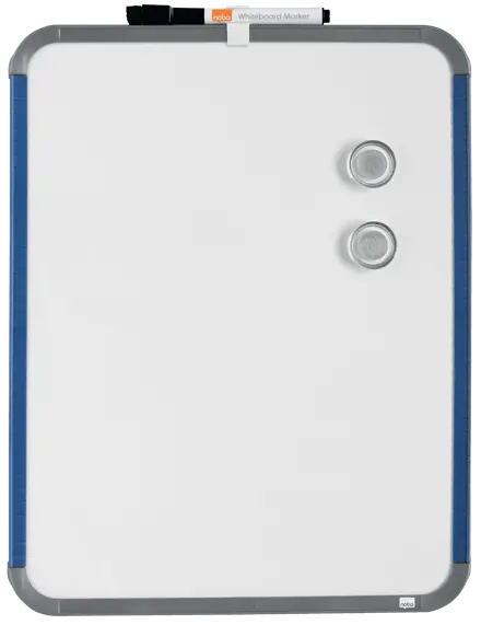 Nobo Mini Magnetic Whiteboard Slim Frame 360x280mm