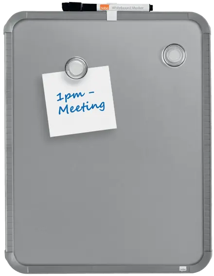 Whiteboard Slimline Nobo lakeret 360x280mm