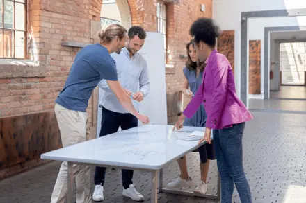 Nobo Move & Meet mobilt whiteboard- og opslagstavlesystem 1800x900 mm