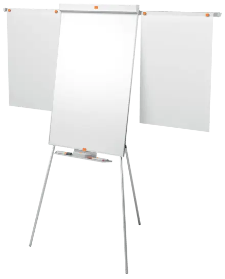 Flipchart Easel Nobo Classic Nano Clean™ Tripod including extendable display arms