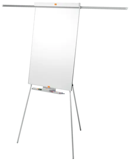 Flipchart Easel Nobo Classic Nano Clean™ Tripod including extendable display arms