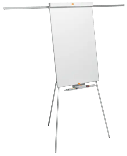 Flipchart Easel Nobo Classic Nano Clean™ Tripod including extendable display arms