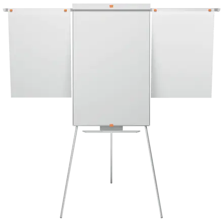 Flipchart Easel Nobo Classic Nano Clean™ Tripod including extendable display arms