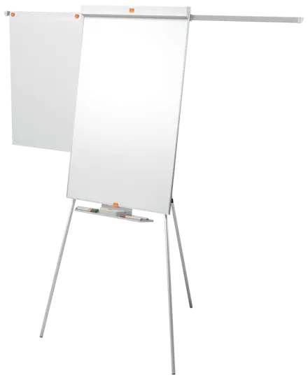 Flipchart Easel Nobo Classic Nano Clean™ Tripod including extendable display arms