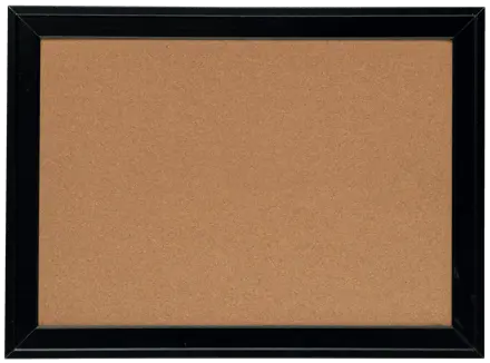 Nobo Kork-Notiztafel mit schwarzem Rahmen 58,5 x 43 cm