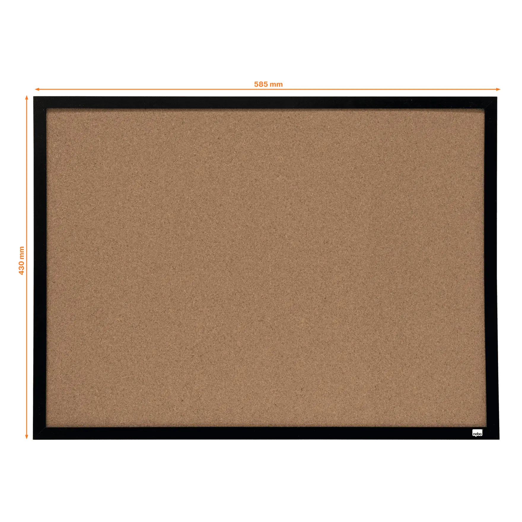 Prikbord - Mat zwart voor huis en kantoor