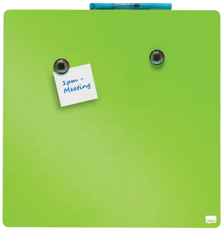 Nobo mini magnetisk whiteboard farvet kvadrat 360mmx360mm