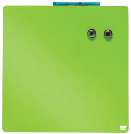 Nobo mini magnetisk whiteboard farvet kvadrat 360mmx360mm