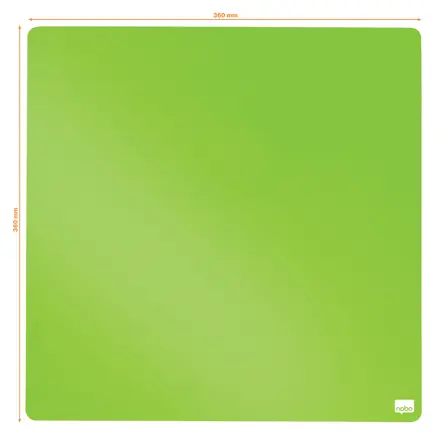 Nobo mini magnetisk whiteboard farvet kvadrat 360mmx360mm