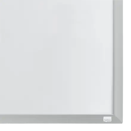 Nobo lille magnetisk whiteboard med aluminiumsramme 585x430mm