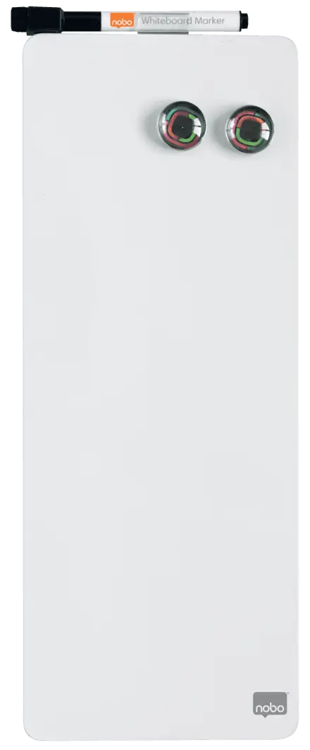 Nobo schmales Whiteboard Stahl 14 x 36 cm