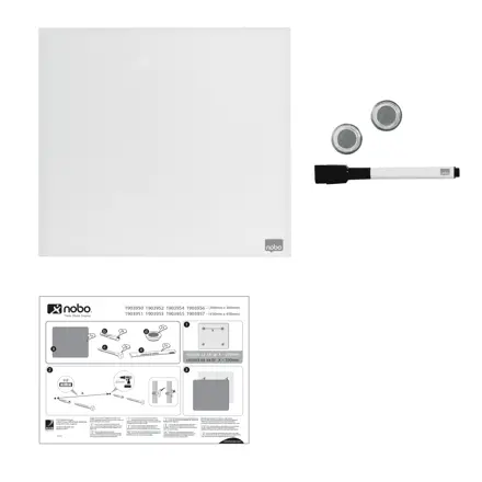 Nobo Lavagna in vetro 300x300 mm