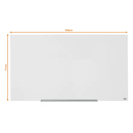 Tableau blanc magnétique en verre Nobo Impression Pro 1260x710 mm