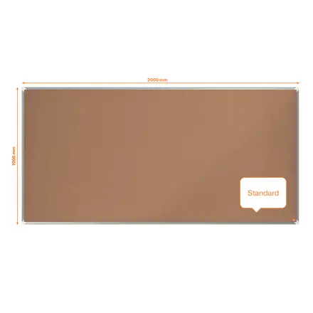 Nobo Premium Plus Kork-Notiztafel 100 x 200 cm