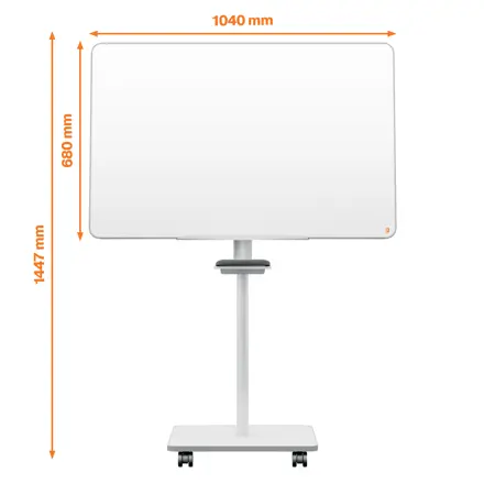 Nobo Move & Meet Mobile Magnetische Flipchart-Tafel 680x1040mm