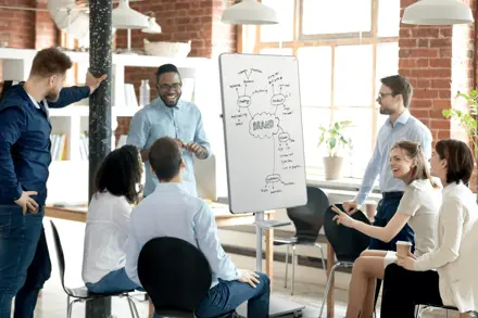 Nobo Move & Meet Mobile Magnetische Flipchart-Tafel 680x1040mm