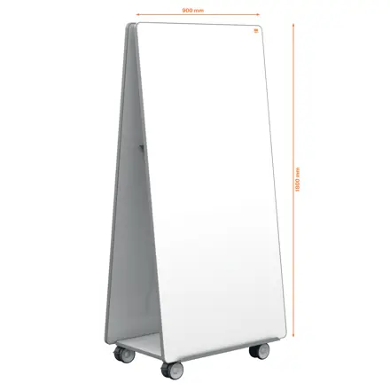 Système de tableaux blancs mobile Nobo Move & Meet 1800x900mm