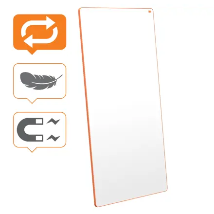 Tableau blanc portable pour système Nobo Move & Meet 1800x900mm