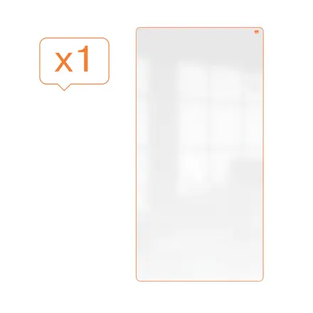 Tableau blanc portable pour système Nobo Move & Meet 1800x900mm