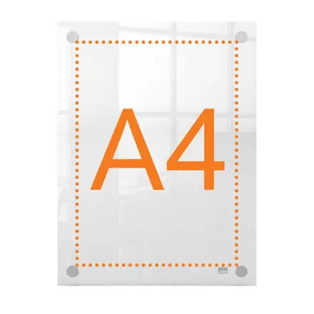 Nobo Premium Plus A4 klar akryl plakatramme til vægmontering