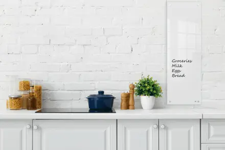 Nobo lille glas whiteboard panel 300x900mm