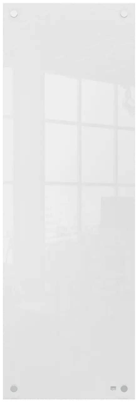 Nobo lille glas whiteboard panel 300x900mm