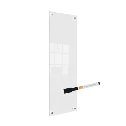 Nobo lille glas whiteboard panel 300x900mm