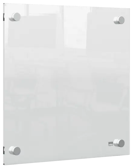 Nobo transparent akryl mini whiteboard vægmonteret 300x300mm