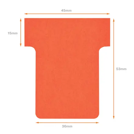 Fiches T pour planning Nobo - Taille 1,5