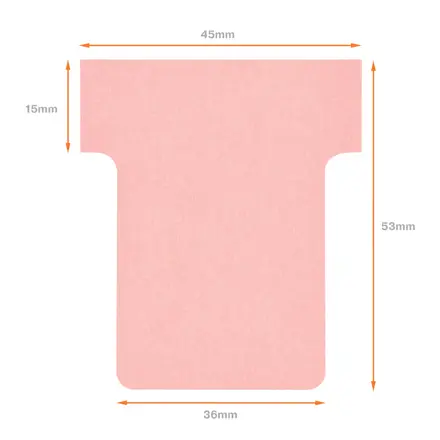 Fiches T pour planning Nobo - Taille 1,5