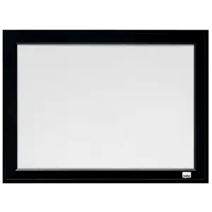 Magnetyczna tablica suchościeralna z czarną ramą 585x430 mm