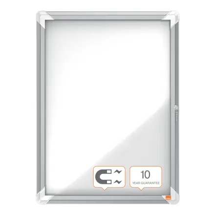 Nobo Premium Plus Schaukasten für den Innenbereich 4 x A4, magnetisch, Klapptür