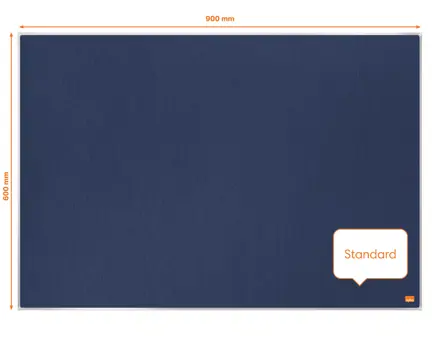 Tableau d'affichage en feutre Nobo Impression Pro 900x600 mm